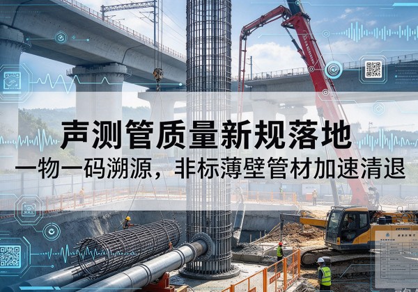 林西声测管质量新规落地，一物一码溯源，非标薄壁管材加速清退